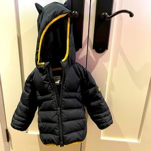 Baby gap batman thick coat size 2